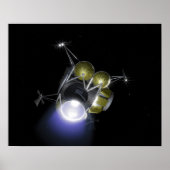 Begrip van een bemanningslid dat afspringt poster (Voorkant)