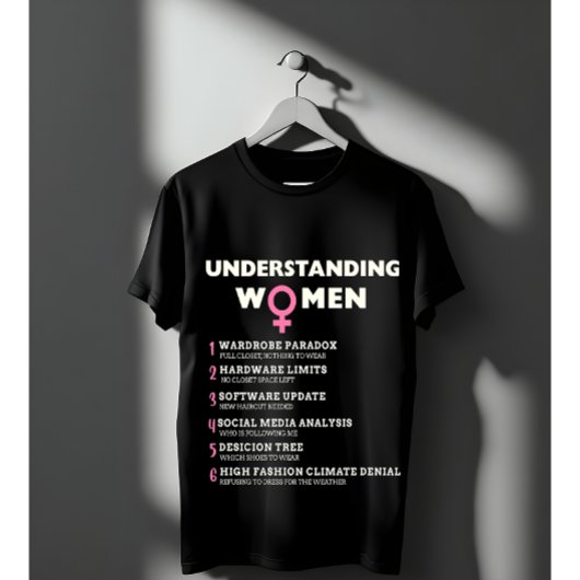 Begrip voor vrouwen t-shirt