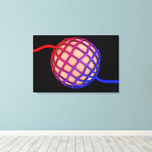 Begripelijk Afbeelding van Alveolus Canvas Afdruk (Insitu (Houten vloer))