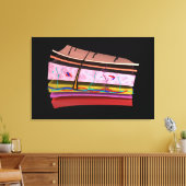 Begripelijk Afbeelding van de lagen van de menseli Canvas Afdruk (Insitu (Woonkamer))