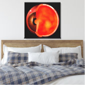 Begripelijk Afbeelding van het menselijke oog, doo Canvas Afdruk (Insitu (Slaapkamer))