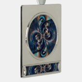 Begrippen Verzilverd Banner Ornament (Rechts)