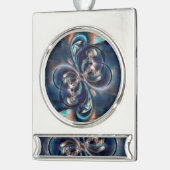 Begrippen Verzilverd Banner Ornament (Links)