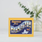  begroeten vanuit Washington DC Briefkaart (Staand voorkant)