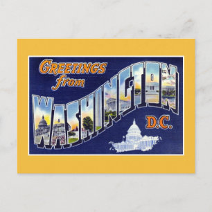 begroeten vanuit Washington DC Briefkaart