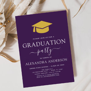 Begroting 2022: Graduation Party Paars Gold