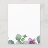 Begroting 2022 Groen Afstuderen Floral Greenery (Achterkant)