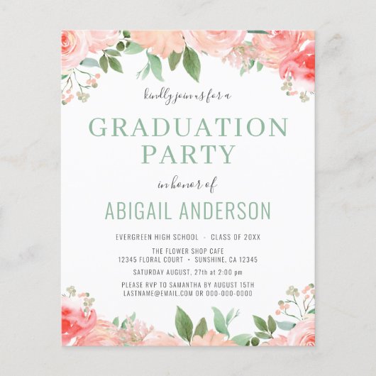 Begroting 2023 Aanbesteding Koral Floral Afstudere Flyer (Voorkant)