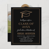 Begroting 2023 Eenvoudige Afstuderen fotouitnodigi (Voorkant / Achterkant)