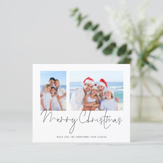 Begroting 2 Fotoscript Merry KerstFlorida (Staand voorkant)