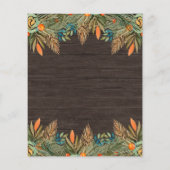 Begroting 2 Little Pumpkins Rustic Baby shower (Achterkant)