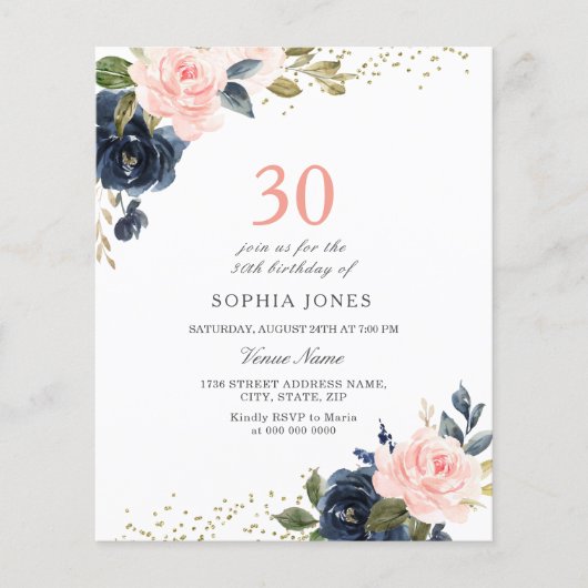 Begroting 30e verjaardag (Voorkant)