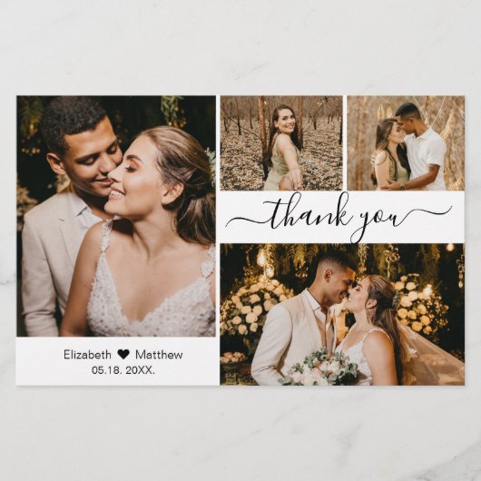 Begroting 4 Bindwedstrijd voor foto's Dank u scrip Flyer (Voorkant)