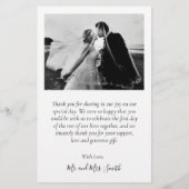 Begroting 4 Bindwedstrijd voor foto's Dank u scrip Flyer (Achterkant)