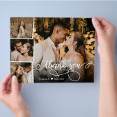 Begroting 4 Bindwedstrijd voor foto's Dank u scrip Flyer (Hand)