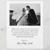 Begroting 4 Bindwedstrijd voor foto's Dank u scrip Flyer (Achterkant)