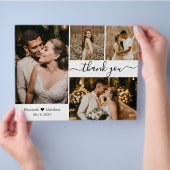 Begroting 4 Bindwedstrijd voor foto's Dank u scrip Flyer (Hand)