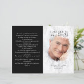 Begroting 4-pagina Marble Funeral Programme (Staand voorkant)