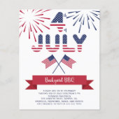 Begroting 4e juli 2004: uitnodiging van patriottis flyer (Voorkant)