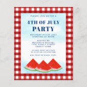 Begroting 4e van de uitnodiging van de partij van  flyer (Voorkant)