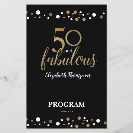 Begroting 50 en geweldig vijftigjarig programma (Voorkant)