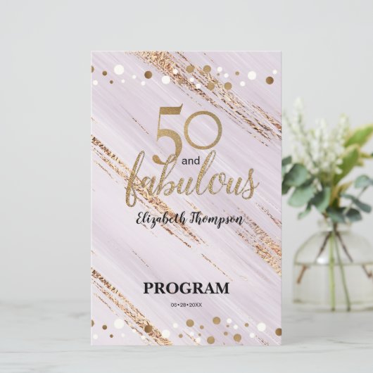 Begroting 50 en geweldig vijftigjarig programma (Staand voorkant)