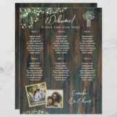 BEGROTING 6 Tafel - Robuuste FOTO - Zitplaatsen (Voorkant / Achterkant)