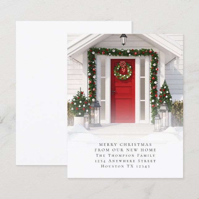 BEGROTING Aangepaste foto Kerstmis nieuw startpunt (Voorkant / Achterkant)