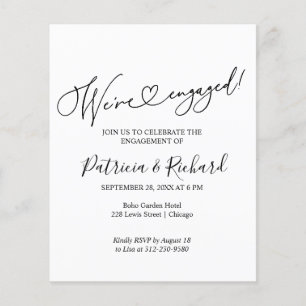 Begroting Aankondiging van de Engaged Engagement P