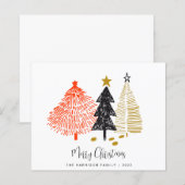 Begroting Abstracte kerstbomen minimaal (Voorkant / Achterkant)