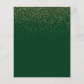 Begroting Afstuderen 2023: groene gouduitnodiging (Achterkant)