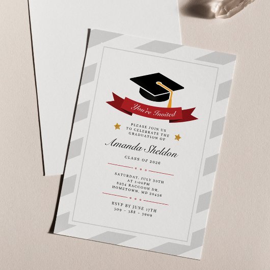 Begroting Afstuderen Afstuderen Silver White Patte