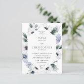 Begroting Anemone Winter White Floral Wedding (Staand voorkant)