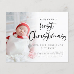 Begroting Baby 1e kerstfoto geboortedatum