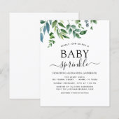 Begroting Baby sprinkhaan — Greenery Botanical (Voorkant / Achterkant)