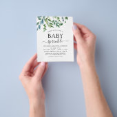 Begroting Baby sprinkhanenschop Greenery Botanical Flyer (Hand)