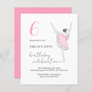 Begroting Ballerina  Roze Alle leeftijden