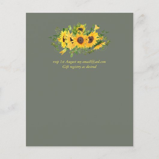 BEGROTING Bedankt U Funeral Herdenkingskaart Sjabl (Achterkant)