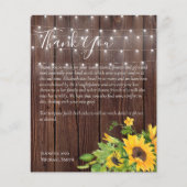 BEGROTING Bedankt U Funeral Herdenkingskaart Sjabl (Voorkant)