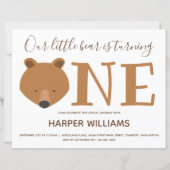 Begroting Beer één Baby eerste verjaardag (Voorkant)