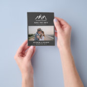 begroting begin van ons avontuur behalve datum flyer (Hand)