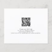 Begroting beter samen 2 Foto QR Code Save Date (Achterkant)