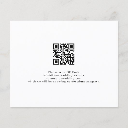 Begroting beter samen 2 Foto QR Code Save Date (Achterkant)