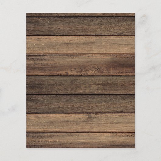 Begroting Birthday Baby's Uitnodiging Flyer (Achterkant)