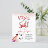 Begroting 'Birthday CHEERT' TOT # JAAR Roos Gold (Staand voorkant)