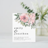 Begroting blush Florals Weddenschap sparen de datu (Staand voorkant)