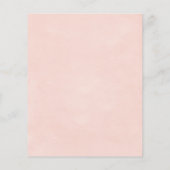 Begroting Blush Pink-ballonauto's op Baby shower (Achterkant)