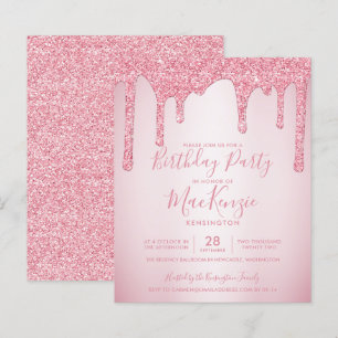 BEGROTING Blush Pink Glitter Stapt elk jaar op jaa