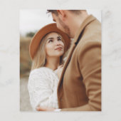 Begroting Boho Terracotta sparen de datum aankondi (Achterkant)