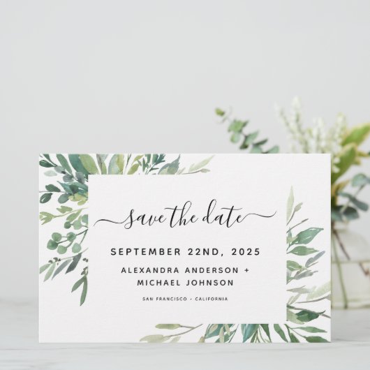 Begroting botanische groen olievlek (Staand voorkant)